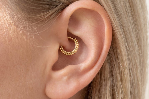 Kolczyk daith kółko
