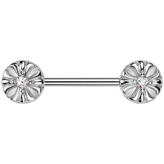 Kolczyk do sutka krzyż celtycki cyrkonia