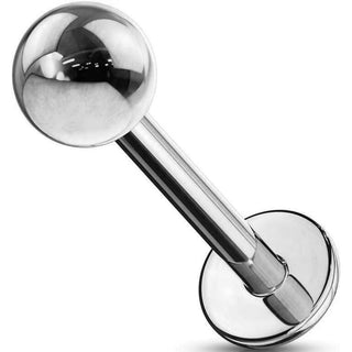 Labret kulka srebrny