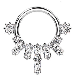 Kółko wachlarz cyrkonia clicker