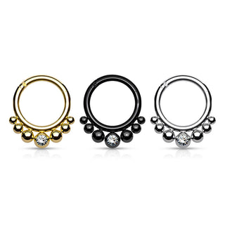 Kółko kulka cyrkonia clicker