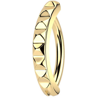 Kolczyk do pępka piramidy clicker