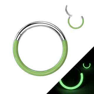 Tytan kółko Świecący w ciemności clicker