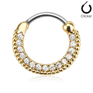 Septum clicker cyrkonia clicker