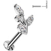 Labret winorośl cyrkonia push-in