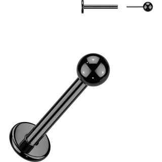 Tytan labret kulka push-in