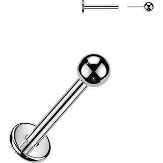 Tytan labret kulka push-in