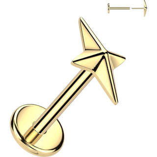 Tytan labret gwiazda północna push-in