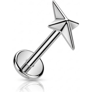 Tytan labret gwiazda północna push-in