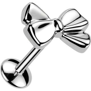 Tytan labret wstążka push-in