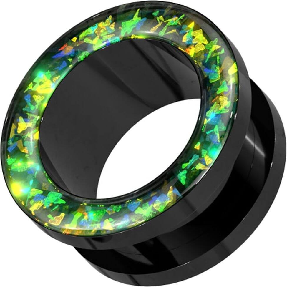 Tunel opal czarny gwint wewnętrzny