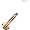 Labret pręt flat back baza 3mm gwint wewnętrzny