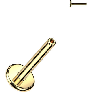 Labret pręt flat back gwint wewnętrzny