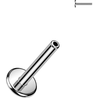 Labret pręt flat back gwint wewnętrzny