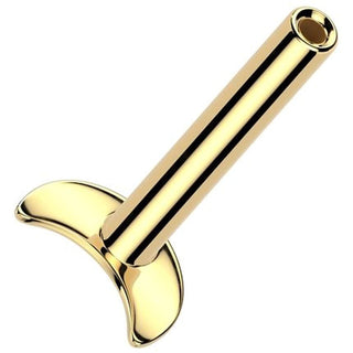 Tytan pręcik labret podstawa księżyc push-in