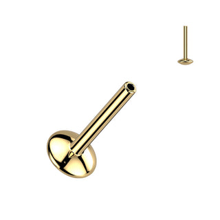 Tytan pręcik labret podstawa 4mm push-in