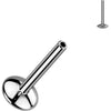 Tytan pręcik labret podstawa 4mm push-in
