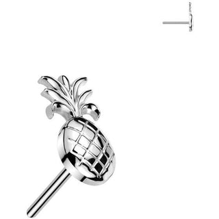 Złoto 585 nakrętka ananas push-in