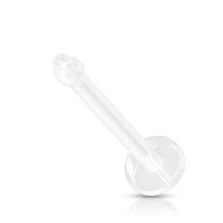 Retainer labret przezroczysty