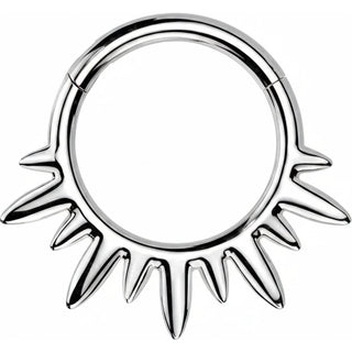 Tytan kółko kolce clicker