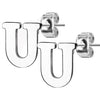 Litery a-z srebrny