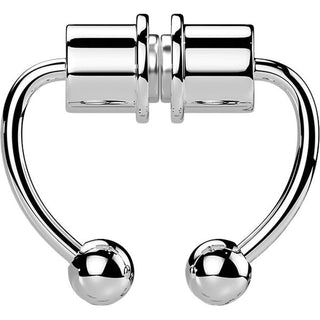 Fake piercing do nosa magnes septum magnes