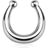 Fake piercing do nosa septum kolczyk rozginany