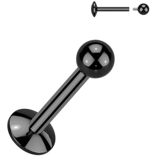 Tytan labret kulka podstawa 4mm gwint wewnętrzny
