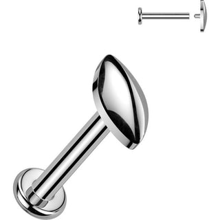 Tytan labret łezka gwint wewnętrzny
