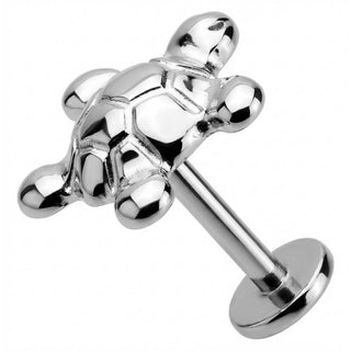 Tytan labret mały żółw morski gwint wewnętrzny
