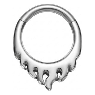 Tytan kółko płomień tribal clicker