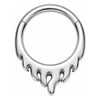 Tytan kółko płomień tribal clicker
