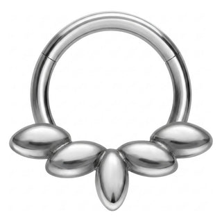 Tytan kółko wachlarz 5 marquise clicker