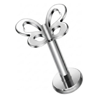 Tytan labret motyl gwint wewnętrzny
