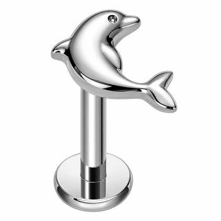 Tytan labret delfin gwint wewnętrzny