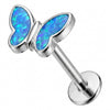 Tytan labret motyl gwint wewnętrzny