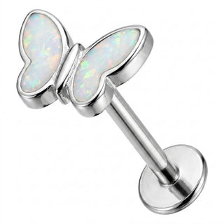 Tytan labret motyl gwint wewnętrzny
