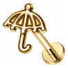 Tytan labret parasol gwint wewnętrzny