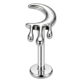 Tytan labret księżyc łza gwint wewnętrzny
