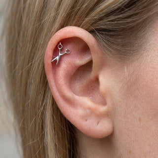 Tytan labret nożyczki gwint wewnętrzny – getragen