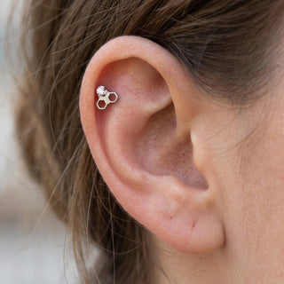 Tytan labret plaster miodu cyrkonia gwint wewnętrzny – getragen